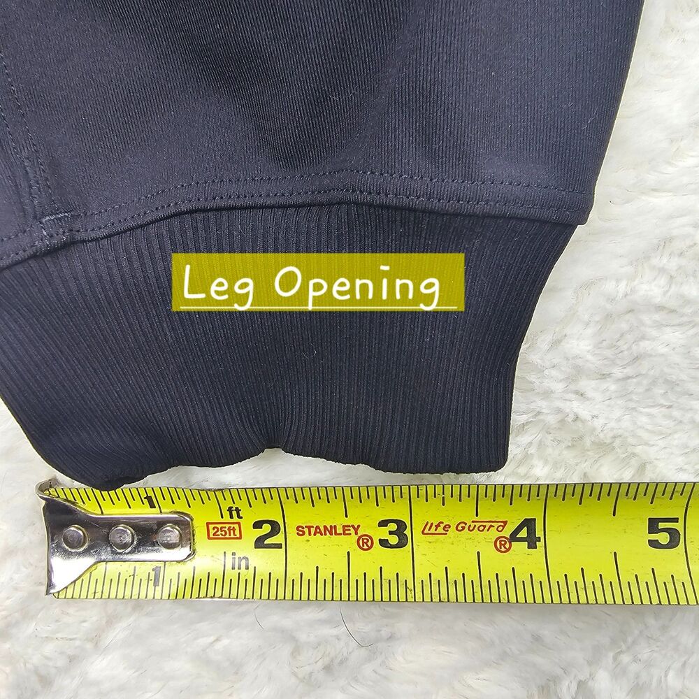 Lululemon Black Joggers XS Drawstring Zip Pocket Athletic Dri Fit Pants - Picture 12 of 12
